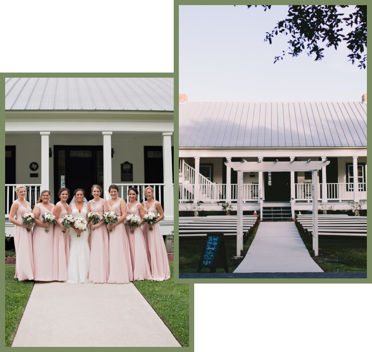 Broussard Farm and Sevenne Hall.